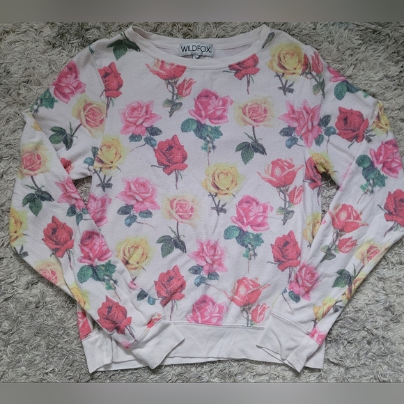 Wildfox Floral Sweatshirt - Picture 1 of 5